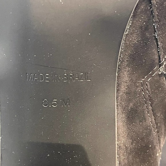 Steve Madden Pointed Toe Over the Knee Ninny Suede Leather Boots Black 8.5M NWOT - Picture 8 of 10